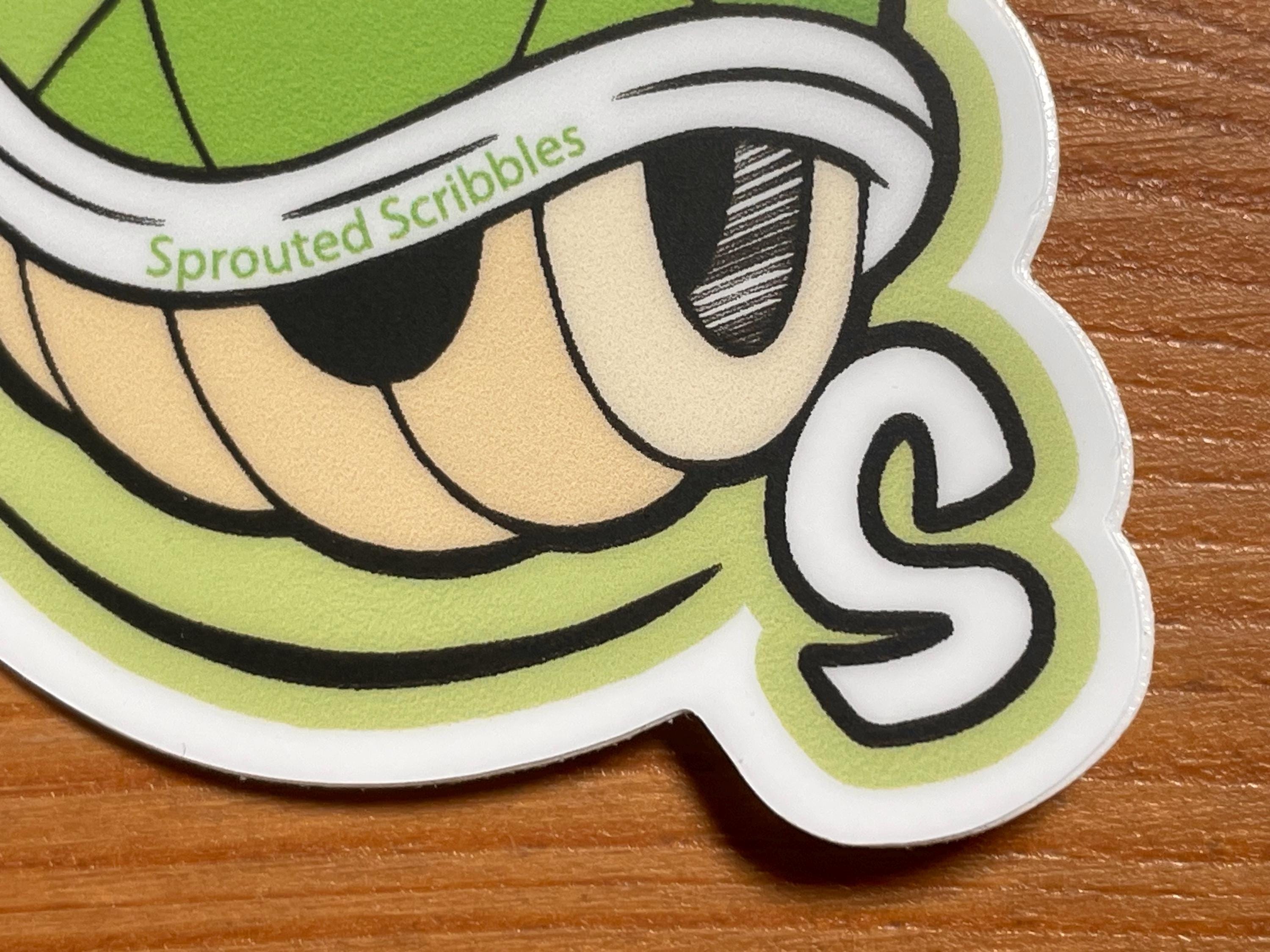 1980 Sticker with Shell and Gaming Controller | 80s Nostalgia