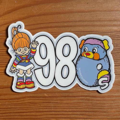 1980 Toys Sticker | Colorful Eighties Vinyl Decal