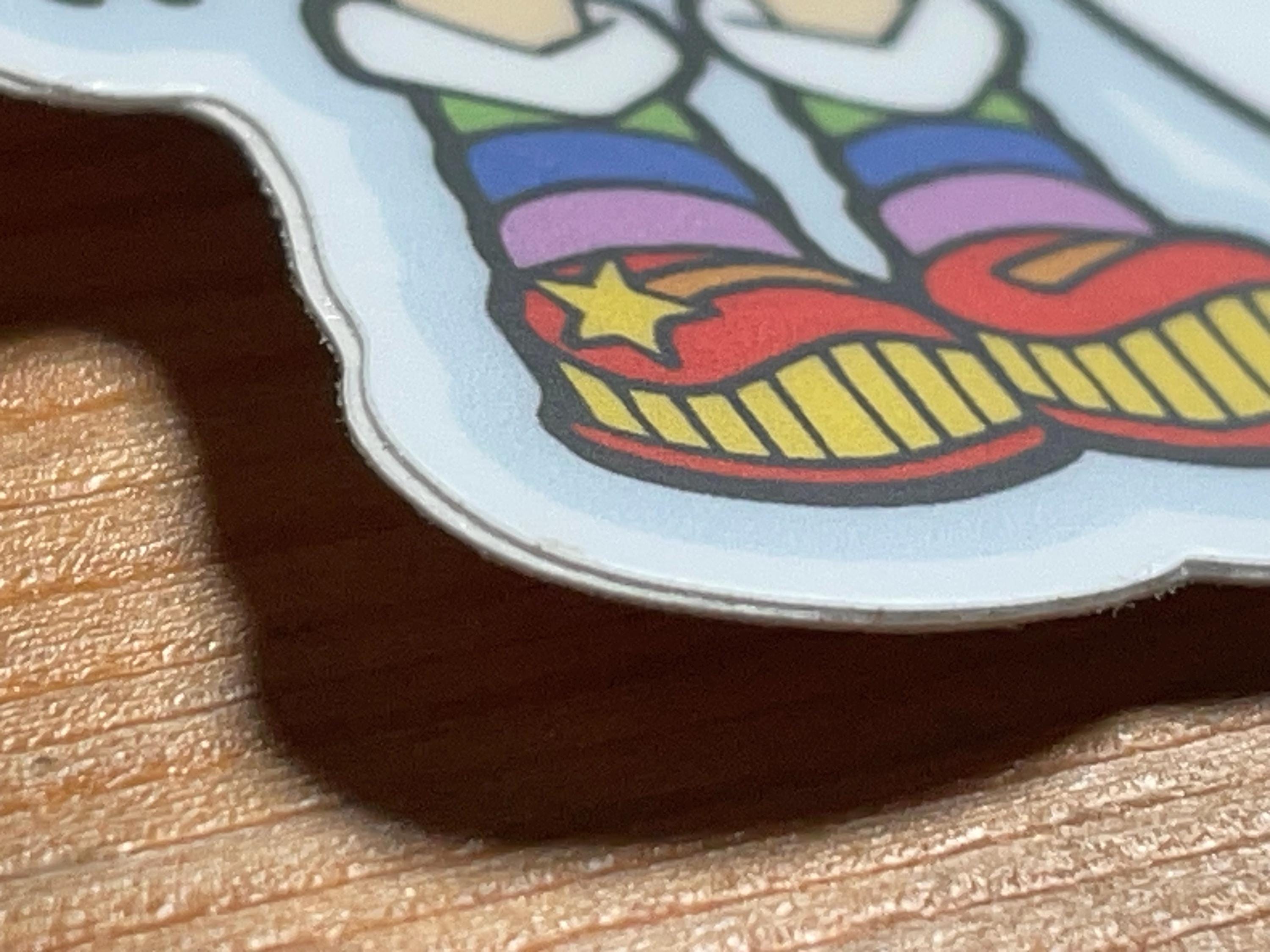 1980 Toys Sticker | Colorful Eighties Vinyl Decal