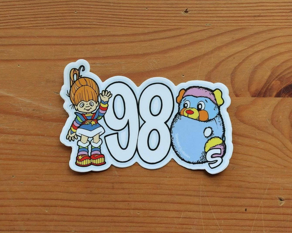 1980 Toys Sticker | Colorful Eighties Vinyl Decal