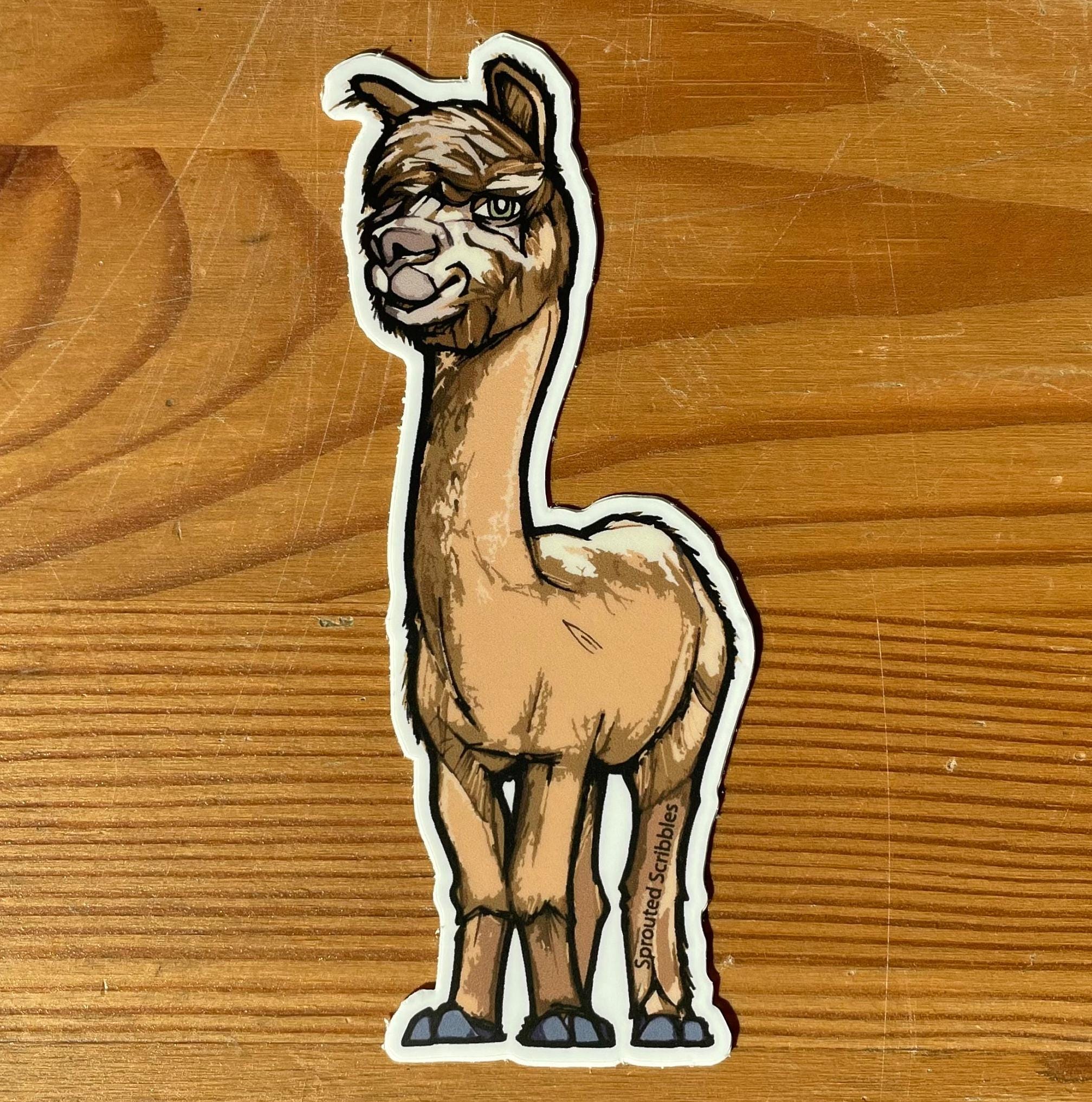 Alpaca Sticker | Llama Decal