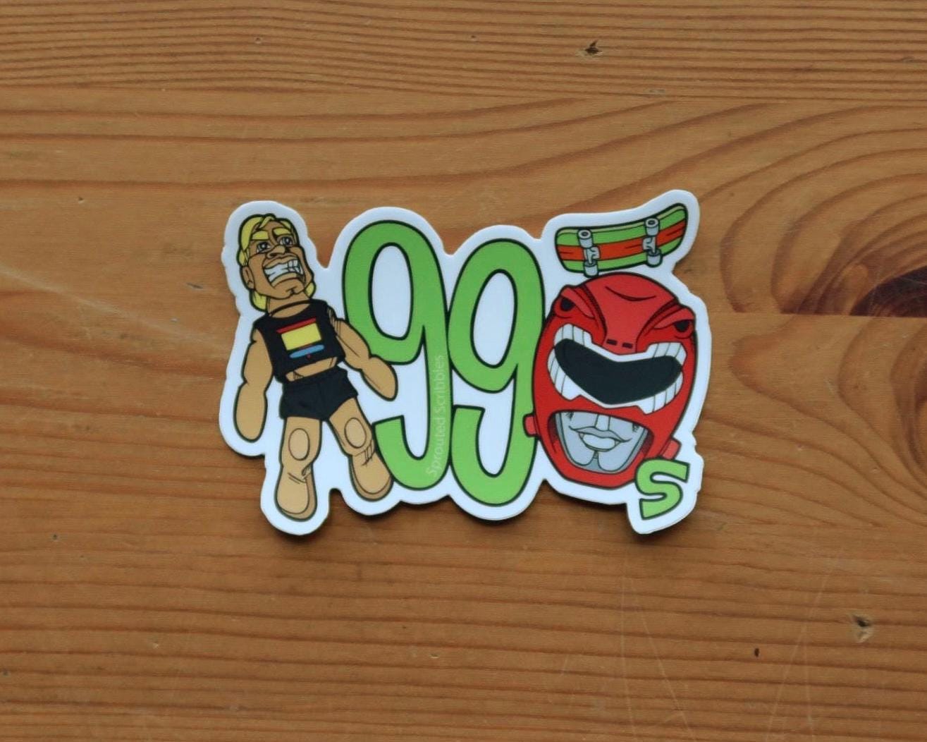 1990 Iconic Toys Sticker | Nineties Decal | Weatherproof Vinyl